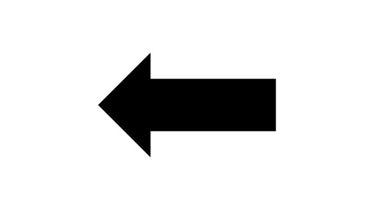 Left-facing arrow