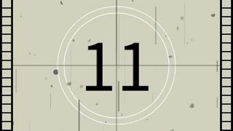 film countdown still with the number 11